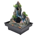 thumbnail image 3 of Fuente de agua decorativa con enchufe estadounidense de 110 V para el hogar, la oficina y el dormitorio, fuente de agua con chorro de roca para interiores con bomba atomizadora, 3 of 8