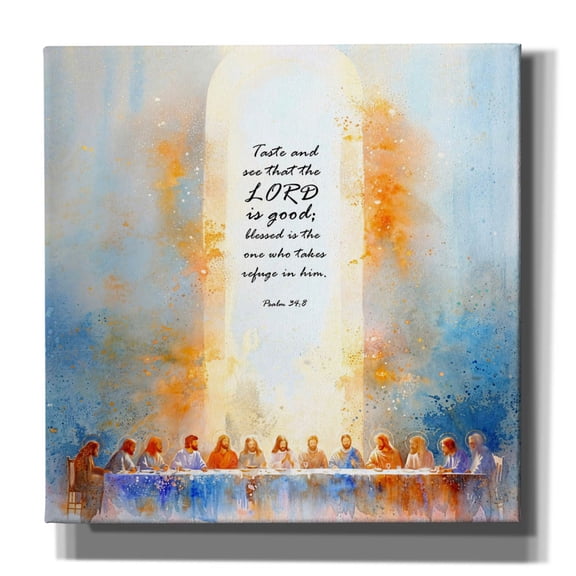 Epic Graffiti 'Last Supper - Through The Sky Door' by Ivan Guaderrama Canvas Wall Art, 18" x 18"
