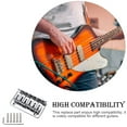 thumbnail image 2 of Pont de Guitare Modifié Composant Professionnel Installation Musicale Réparation Accessoires d'Instrument de Rechange Métal Fixe Queue de Selle Remplacement Raccord, 2 of 7