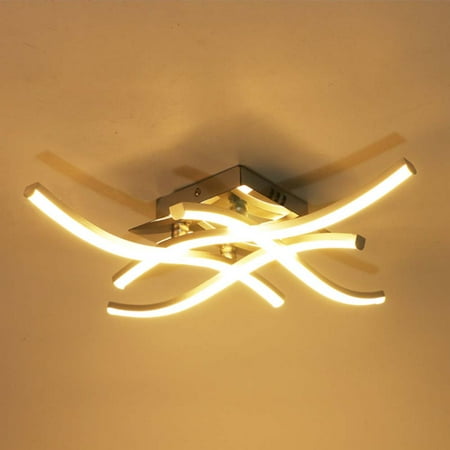 

Ledander Modern LED Ceiling Light Fork Shape Light for Living Room Decoration 4 Branches