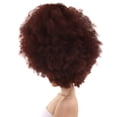 thumbnail image 6 of HPO Adult Women's/Teens Super Size Halloween Costume Wig, Brown with Breathable Capless Cap, 6 of 9