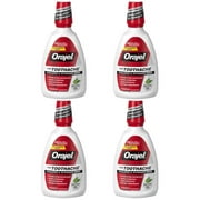 Orajel Analgesic and Astringent Rinse Double Medicated for Toothache, 16 oz (Pack of 4)
