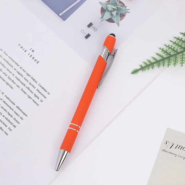 Feltree Aluminum Rod Pen Spray Adhesive Click Pen -use Screen Business Student Writing Pen 5pc 10ml