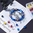 thumbnail image 5 of 1 Box Mixed Color 10mm Round Evil Eye Handmade Glass Lampwork Beads Charms Spacer Beads for Bracelets Necklace Jewelry Making, 5 of 9