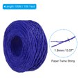 thumbnail image 2 of Unique Bargains 1 Roll Raffia Ribbon, 109 Yard Paper Twine String for Festival Gifts Wrapping, Dark Blue, 2 of 7