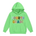 thumbnail image 4 of RMGVDSD Hoodies for Girls Back To School Hooded Sweatshirts Letter Print First Day Of School Hoodie Pullover Tops Loose Fit Trendy Clothes Cute Party Wear 12-13 Years, 4 of 5