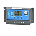 thumbnail image 2 of NARABB Solar Panel Regulator Charge Controller USB 30A 12V-24V with USB, 2 of 8