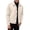 C-Beige493, variant on DHFJKG Casual Jacket For Men Solid Color Long Sleeve Turndown Collar Button Up Jackets Autumn Winter Comfort Outerwear
