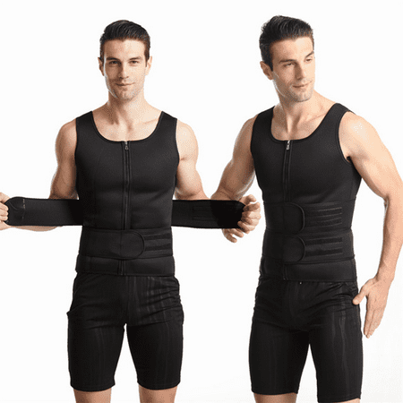 

Men Women Sauna Thermo Sweat Waist Trainer Vest Suit Body Shaper Belt Corset