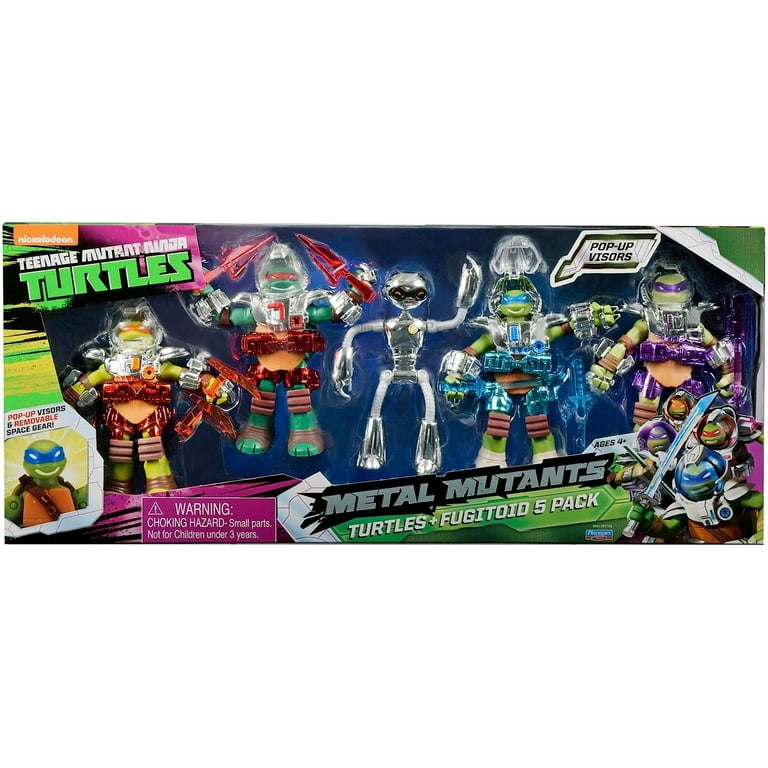 フドウダキング　5体セット Turtles + Fugitoid Action Figure 5-Pack Metal Mutants - Walmart.com