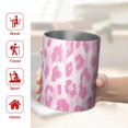 thumbnail image 5 of 12oz Coffee Tumblers Pink and Pink Of Leopard Print Stainless Steel Vacuum Insulated Travel Tumbler Coffee Cups Mug with Lid and Straw with Cleaning Brush for Cold & Hot Drinks, 5 of 5