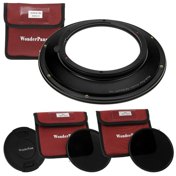 Fotodiox WPFA-ND-Kit-NK19PC 145 mm ND16 & ND32 Filter Holder Kit for Nikon PC Lens