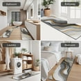 thumbnail image 5 of Gray White Gold Marble Pattern Kitchen Rugs Sets Of 3,Kitchen Runner Rugs Non Skid Washable,Decorative Kitchen Floor Mats for Kitchen,Sink,Laundry,17"x30"+ 17"x47" + 17"x59", 5 of 6