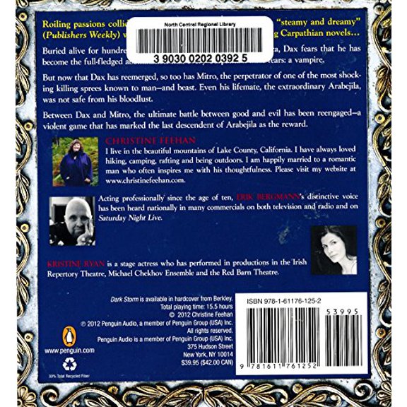 Pre-Owned Dark Storm: A Carpathian Novel Paperback
