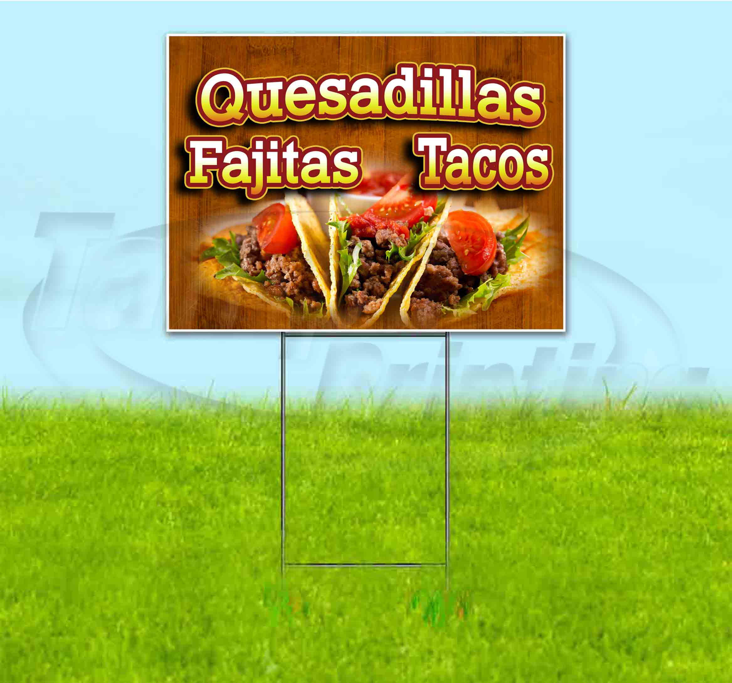 QUESADILLAS FAJITAS TACOS Advertising Vinyl Banner Flag Sign Many Sizes USA 