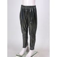 thumbnail image 5 of iEFiEL Little Boys Metallic Harem Pants Youth Juniors Shiny Jazz Hip Hop Performance Costume,Sizes 2-16, 5 of 7