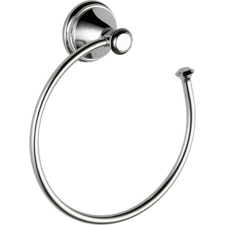 Delta Faucet 79746 Cassidy Towel Ring, Polished Chrome, Extends 2 5/8″ from wall By DELTA-FAUCET