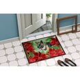 thumbnail image 4 of Carolines Treasures CK1317MAT American Akita Poinsettas Door Mat Indoor Rug or Outdoor Welcome Mat 18x27 Doormat  27"L x, 4 of 4
