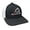 Black Heather With White Mesh, variant on Maine Porcupine State Pride Trucker Mesh Hat- Black Heather, Black Mesh