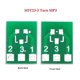 thumbnail image 2 of SOT23 SOT23-3 Turn SIP3 Double-Side SMD Turn DIP SIP3 Adapter Converter Plate SOT SIP IC Socket PCB, 2 of 5