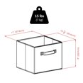 thumbnail image 5 of Adriana 4pcStorage bench with 3 drawers and 3 small foldable baskets , item 94303, 5 of 5