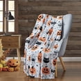 thumbnail image 1 of Ultra Soft & Plush Autumn & Halloween Chic Themed Oversized Accent Throw Blankets - Assorted Styles (Boo!), 1 of 2