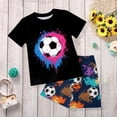 thumbnail image 2 of UAYOTSE Toddler Baby Boy Summer Clothes Set Tops+Pants Dinosaur T-shirt Outfits Cartoon Set Kids Boys Outfits&Set,Sizes 2-3 Years, 2 of 6