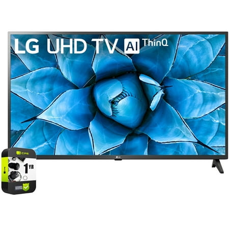 LG 65UN7300PUF 65 inch 4K Smart UHD TV with AI ThinQ 2020 Model Bundle with 1 Year Extended Warranty(65UN7300 65" TV)