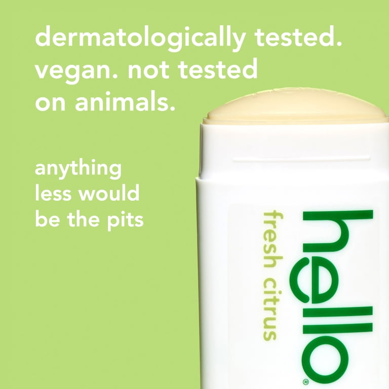 Hello Fresh Citrus Aluminum-Free Deodorant, 72-Hour photo 5