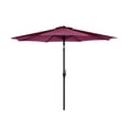 thumbnail image 1 of Sombrilla de Jardin 223 cm de alto con inclinación ajustable ilios innova resistente rojo, 1 of 9