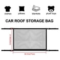 thumbnail image 5 of Vehicle Roof Mounted Organizers Net With Quick Release Buckles Weather For Camping Gear Storage, 5 of 12