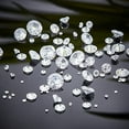 thumbnail image 2 of 1400pcs Clear Cubic Zirconia Stone 8 Sizes Grade A Faceted CZ Diamante Rhinestone Gems, 2 of 6