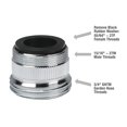 thumbnail image 2 of Danco Multi-Thread Garden Hose Aerator Adapter for Male to Male and Female to Male Threads (10513), 2 of 5