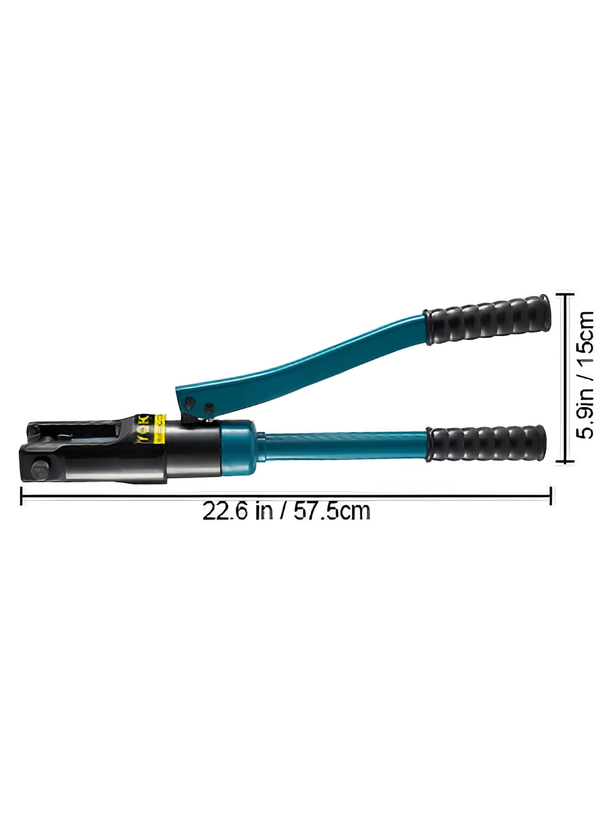BENTISM 12 Ton Hydraulic Wire Terminal Crimper Battery Cable Lug Crimping Tool w/Dies