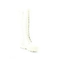 thumbnail image 6 of Circus by Sam Edelman Ina Ivory Round Toe Lace Up Zipper Block Heel Tall Boots (Ivory, 8), 6 of 8
