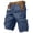 Dark Blue #22, variant on Dresfit Men's Cargo Shorts Knee Length Drawstring Shorts Summer 2026 Big and Tall Baggy Fishing Short Pants Stretch Elastic Waist Hiking Bottoms with Pockets 4XL