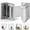 Silver, variant on 2 Pack Door Reinforcement Lock Withstands 800lbs of Force, Door Security Lock Privacy Door Latch for in-Swinging Doors Extra High Resistance Home, Silver