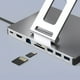 thumbnail image 3 of PD USB3.0 4K 60HZ del eje de los puertos múltiples de la aleación de aluminio del soporte del ordenador portátil de la estación de acoplamiento, 3 of 9