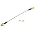 thumbnail image 2 of 10X SMA Macho A SMA Tuerca Hembra Bulkhead Crimp RG316 Coaxial Cable Puente Pigtail 15cm, 2 of 4