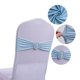 thumbnail image 4 of Funda elástica para silla con hebilla, fajas deslizantes, lazo, decoración para banquete de boda, 20 Uds., 4 of 5