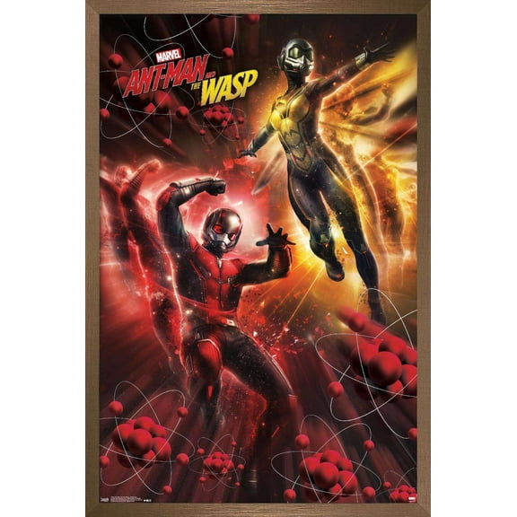 Marvel Cinematic Universe - Ant-Man and the Wasp - Subatomic Wall Poster, 22.375" x 34", Framed