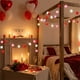 thumbnail image 1 of Luces De Cadena De Plástico Guirnalda de luces LED multicolor con forma de corazón, funciona con pilas, de 3 m, ideal para San Valentín, bodas y fiestas (1 unidad) JASKFLY, 1 of 8