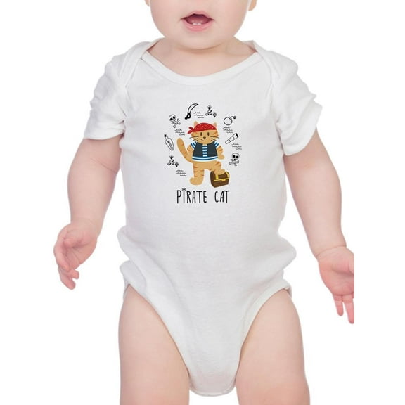 Pirate Cay With Treasure Bodysuit Infant -Image by Shutterstock, 6 Months