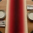 thumbnail image 5 of Table Runners 72 Inches Long Dress Scarves, Dark Red Yellow Ombre Farmhouse Kitchen/Dining Table Runner, Coffee Tablerunners, Farmhouse Modern Gradient Art 16x72 Inch, 5 of 9