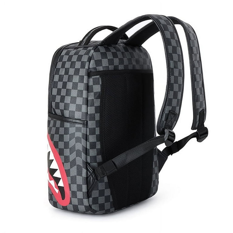 Bape Shark Backpack Men s and Women Fashion PU Leather Waterproof Backpack Laptop Backpack Short Travel Bag Casual Shark Backpack Walmart