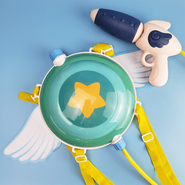 Water Gun Water Syringe Backpack Water Pistol with Water Tank Beach
