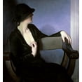 thumbnail image 2 of Gutmann, Bernhard 15x16 White Modern Wood Framed Museum Art Print Titled - Woman In Black, 2 of 4