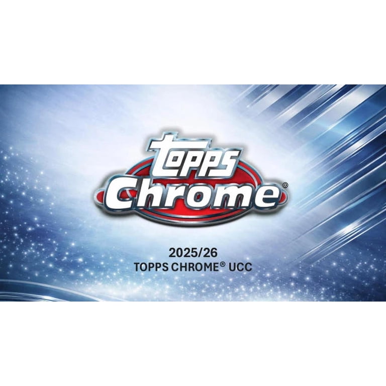 2025/26 Topps Chrome UEFA Club Competitions Soccer Hobby Box 