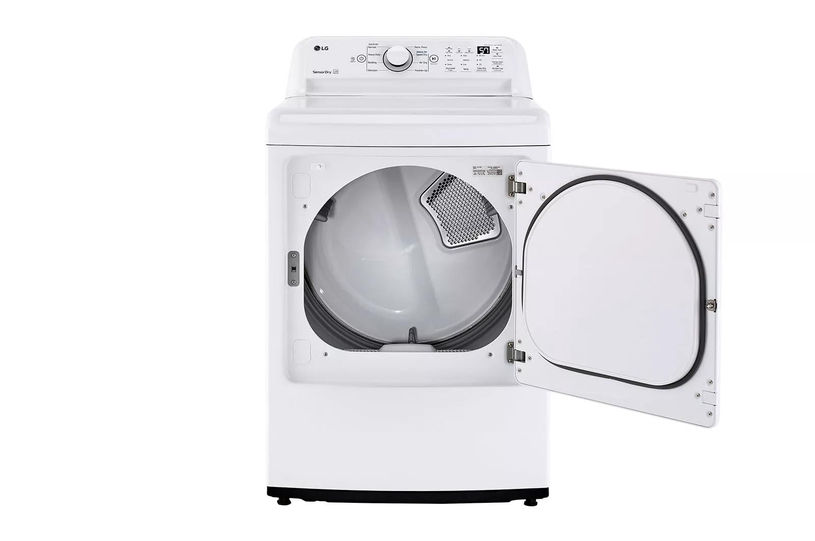 LG DLE7000W 7.3 Cu. Ft. White Front Load Electric Dryer