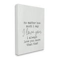 thumbnail image 3 of Stupell Industries Love You Romantic Phrase Inspirational Painting Gallery Wrapped Canvas Print Wall Art, 30 x 40, 3 of 7